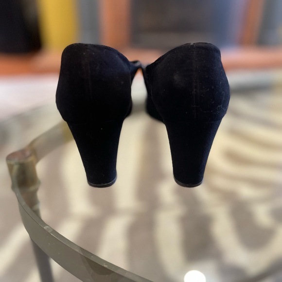 Vintage black suede 30s-60s size 8 - Picture 10 of 10